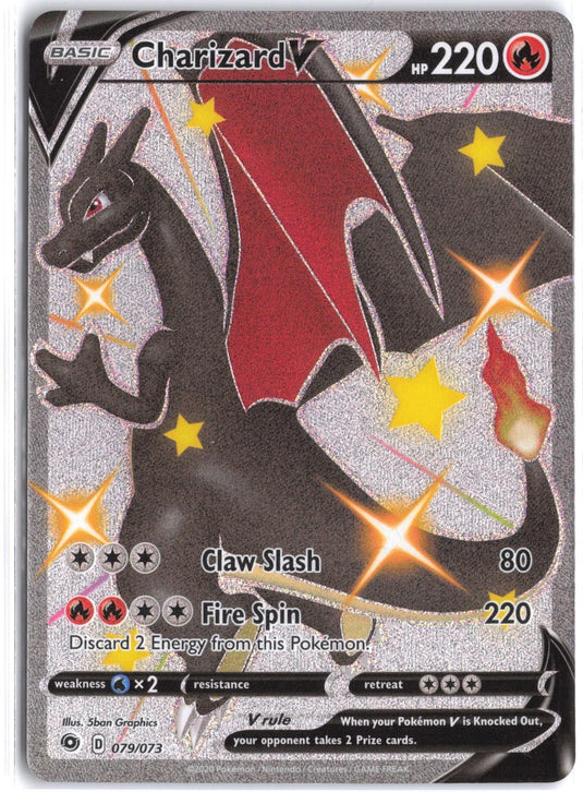 Charizard V #079/073 Secret Rare Champion's Path 2020 NM