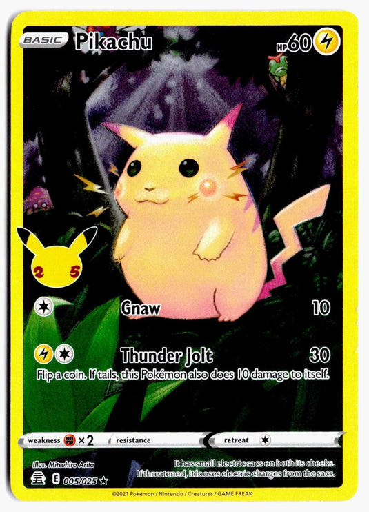 Pikachu #005/025 Celebrations 2021 NM