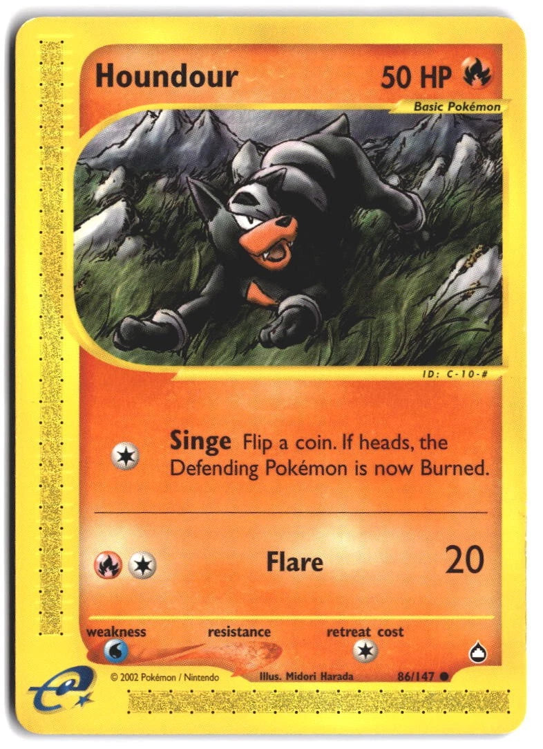 Load image into Gallery viewer, Houndour #86/147 Aquapolis 2003 LP
