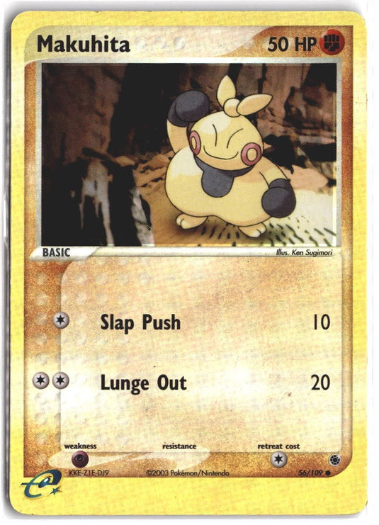 Makuhita #56/109 EX Ruby & Sapphire 2003 MP