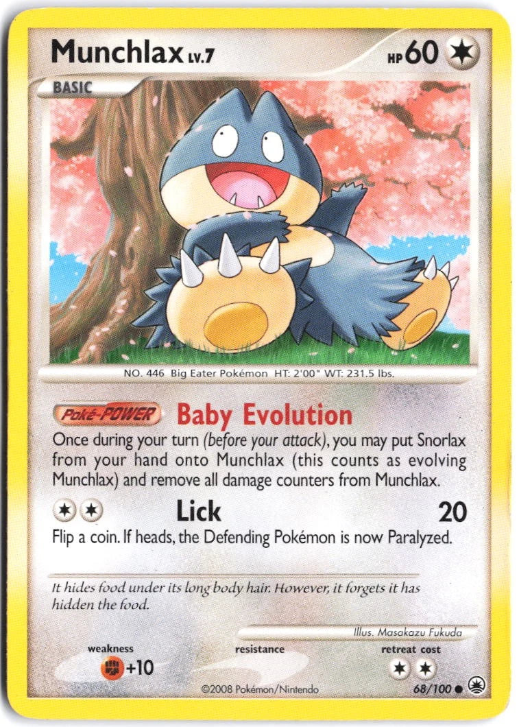 Load image into Gallery viewer, Munchlax #68/100 Majestic Dawn 2008 HP
