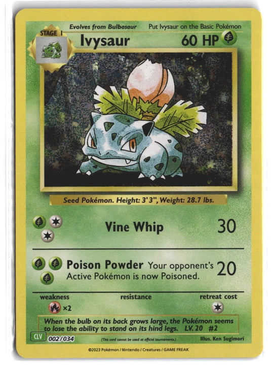 Ivysaur #002/034 Pokemon TCG Classic 2003 LP