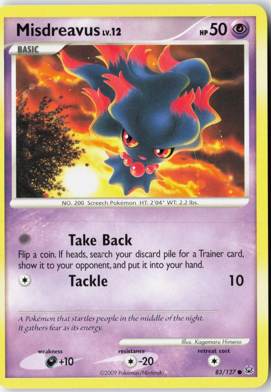 Misdreavus #83/127 Platinum 2009 MP