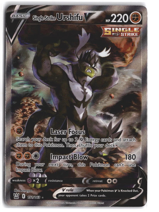 Single Strike Urshifu V #151/163 Battle Styles 2021 NM
