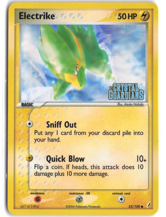 Electrike #52/100 EX Crystal Guardians 2006 LP