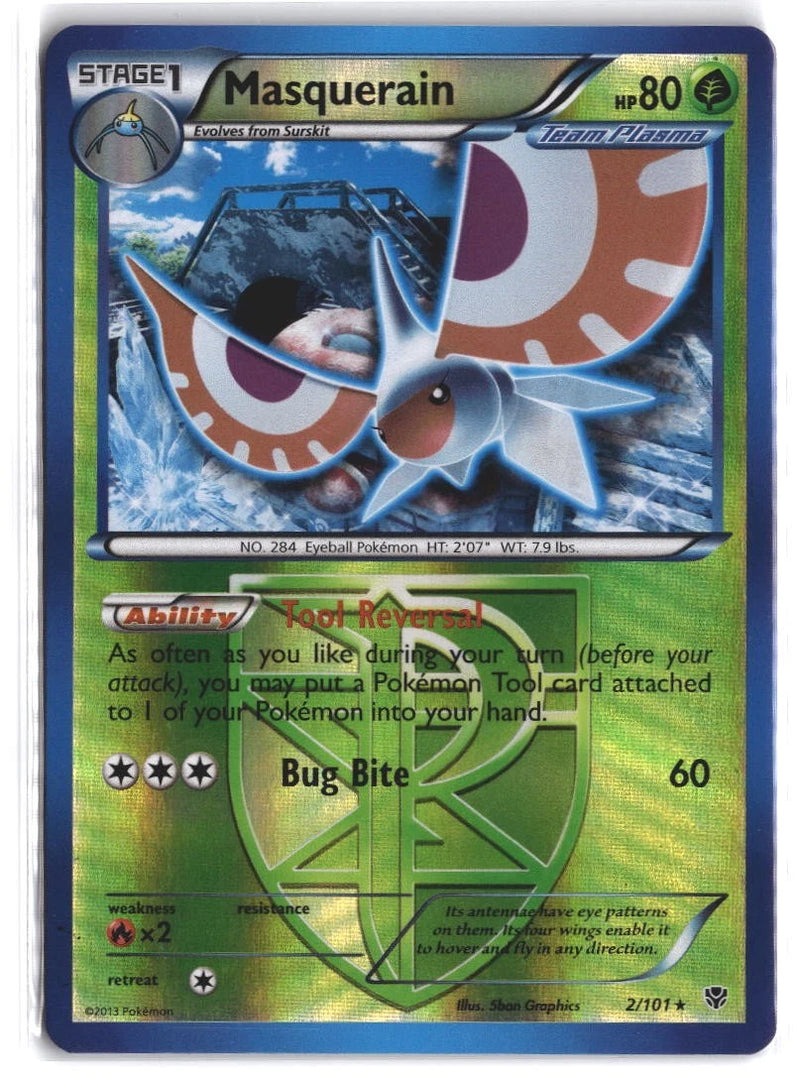 Load image into Gallery viewer, Masquerain #2/101 Plasma Blast 2013 NM
