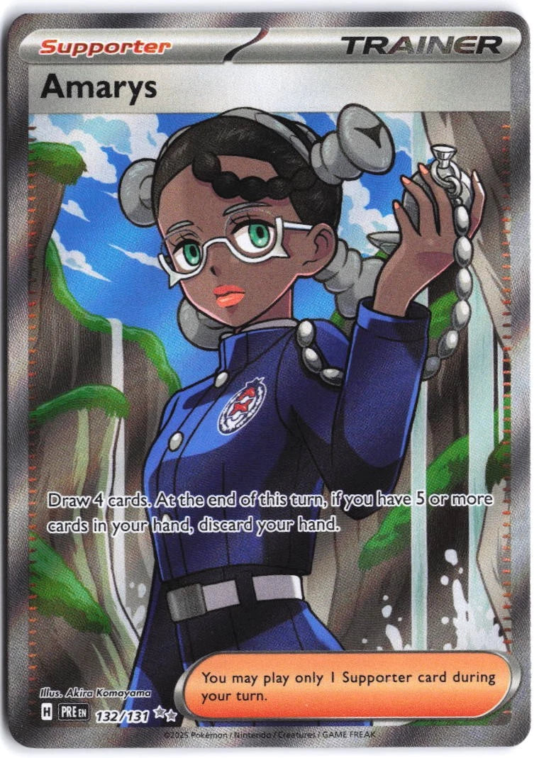 Load image into Gallery viewer, Amarys #132/131 Prismatic Evolutions 2025 NM
