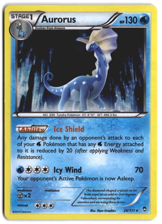 Aurorus #26/111 Furious Fist 2014 NM