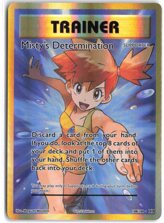 Misty's Determination #108/108 Evolutions 2016 NM