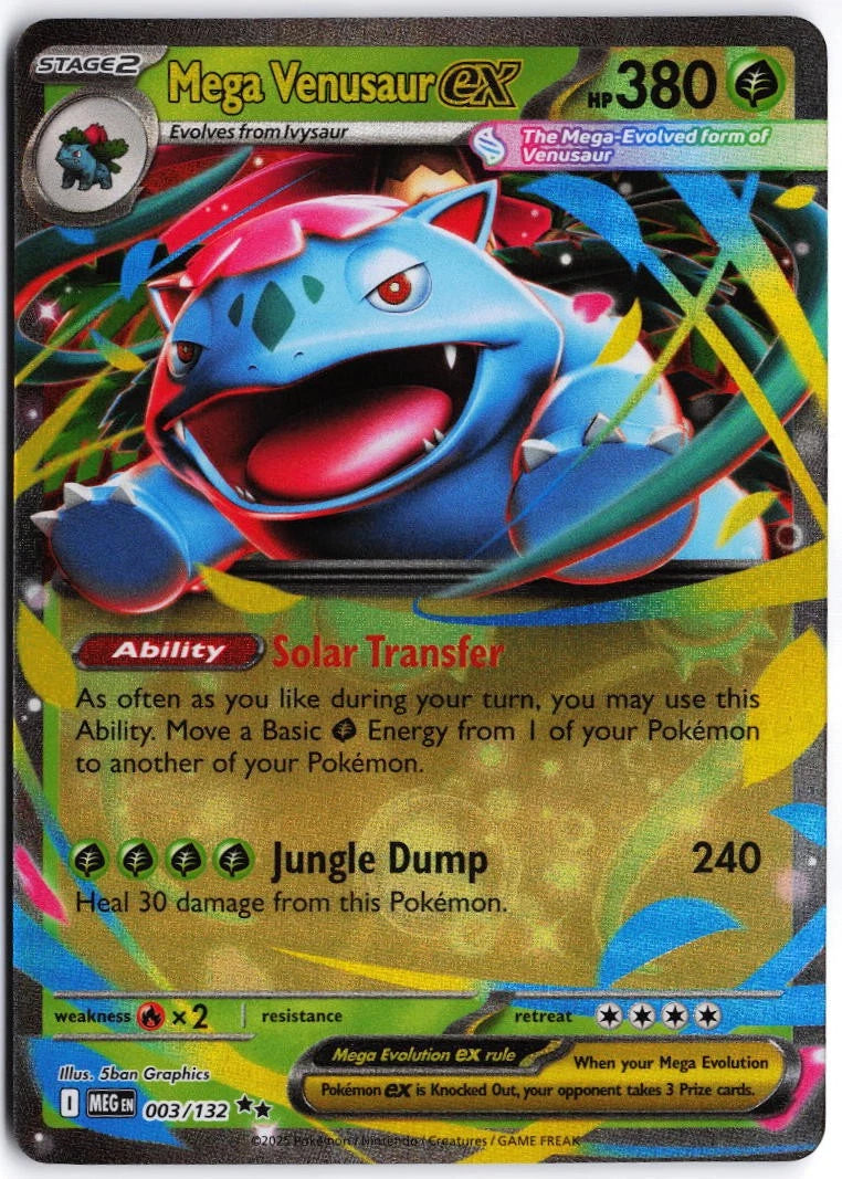 Load image into Gallery viewer, Mega Venusaur ex #003/063 Mega Brave (JP) 2025 NM
