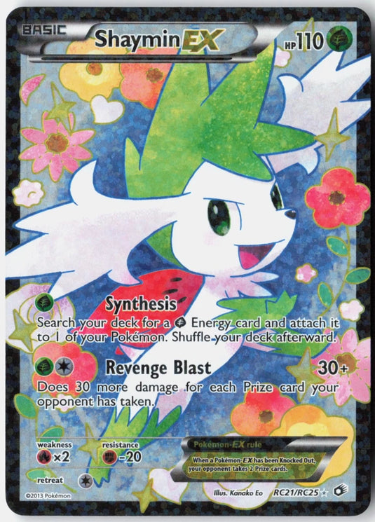 Shaymin EX #RC21/RC25 Legendary Treasures 2013 LP