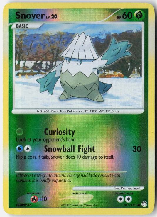 Snover #101/123 Mysterious Treasures 2007 LP
