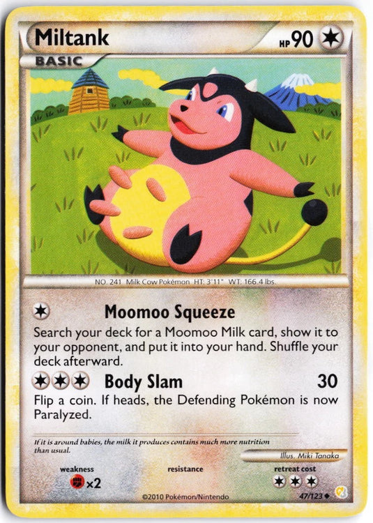 Miltank #47/123 HeartGold & SoulSilver 2010 LP