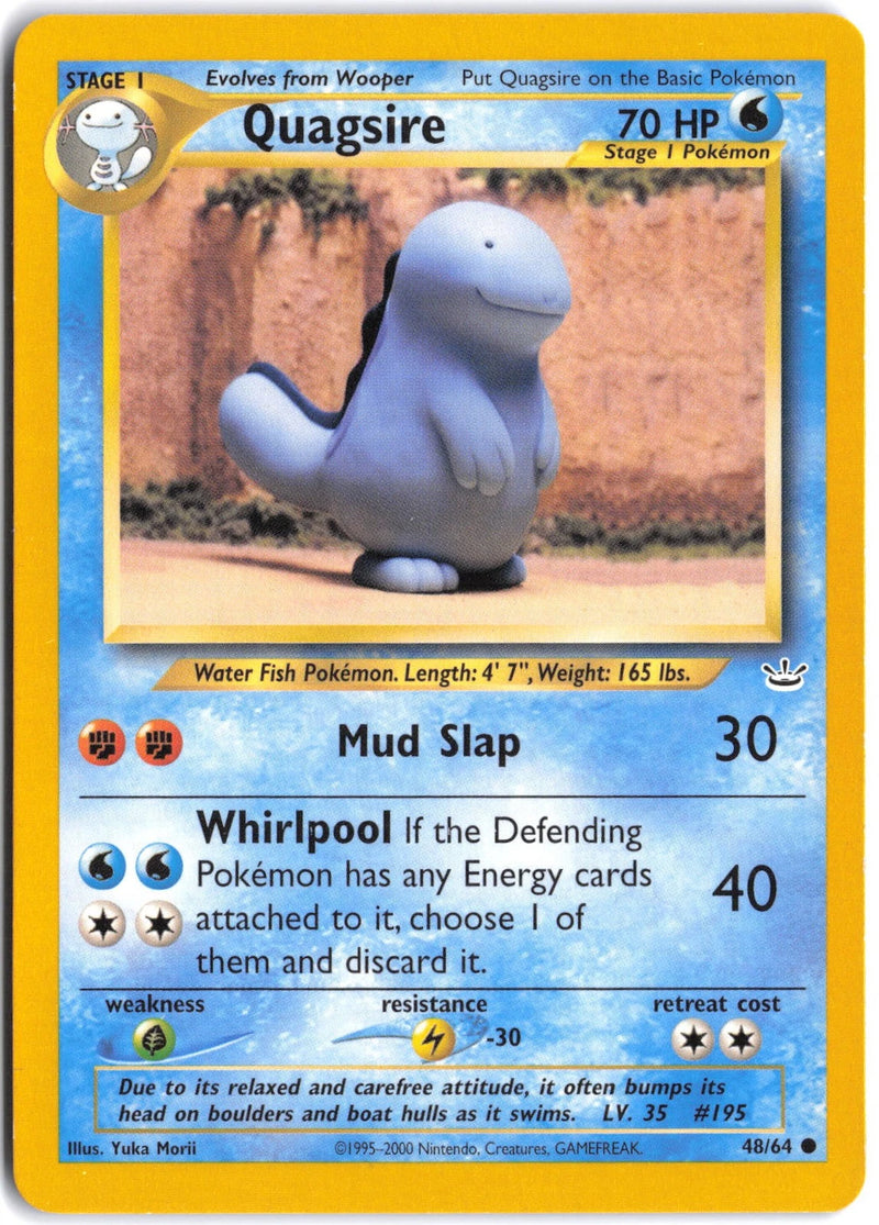 Load image into Gallery viewer, Quagsire #48/64 Neo Revelation Unlimited 2001 NM
