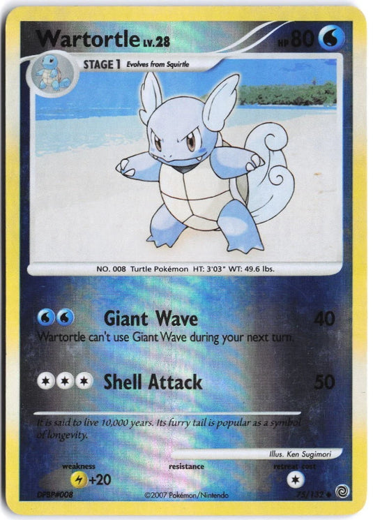 Wartortle #75/132 Secret Wonders 2007 LP