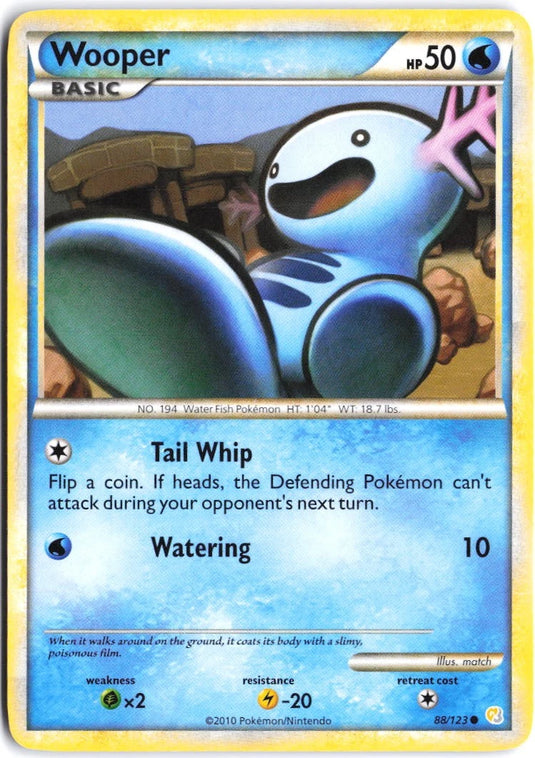 Wooper #88/123 HeartGold & SoulSilver 2010 LP