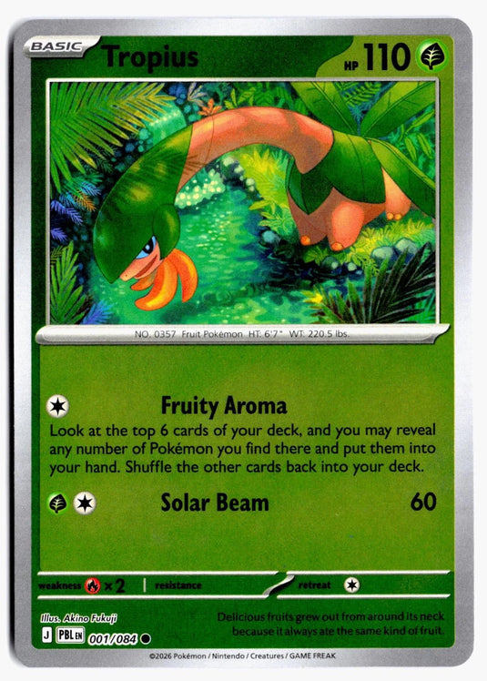 Tropius #001/084 Pitch Black NM