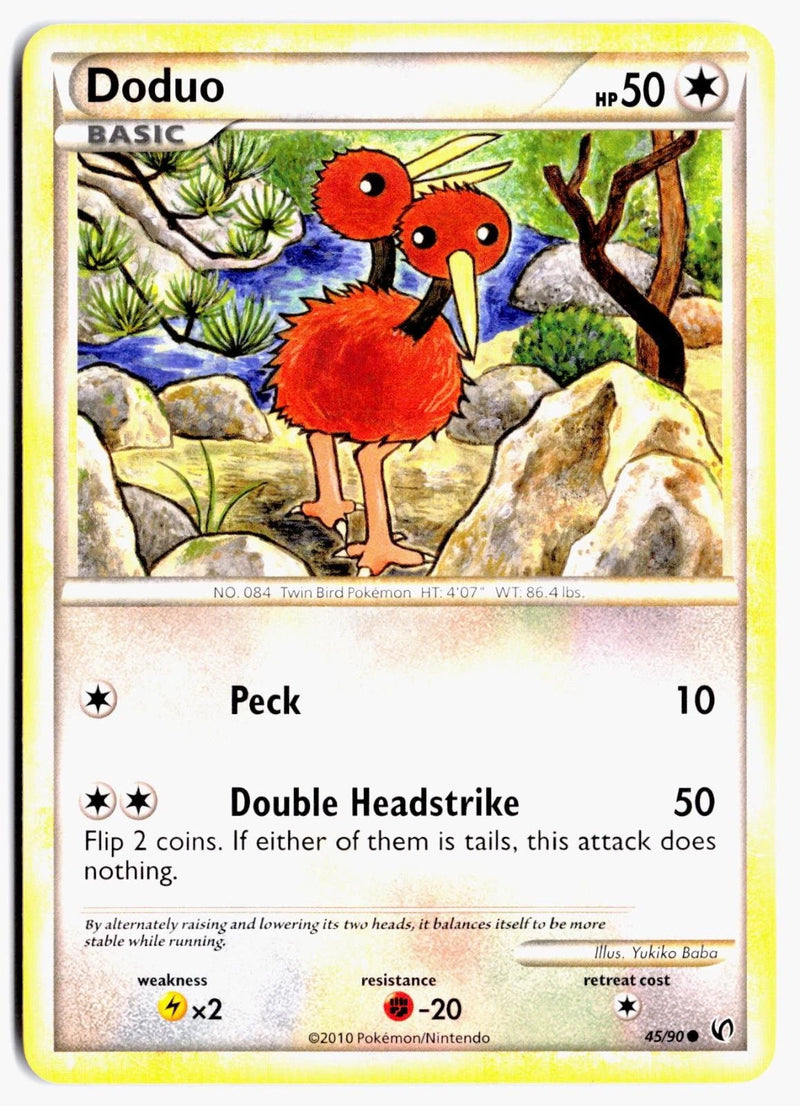 Load image into Gallery viewer, Doduo #45/90 Undaunted 2010 MP
