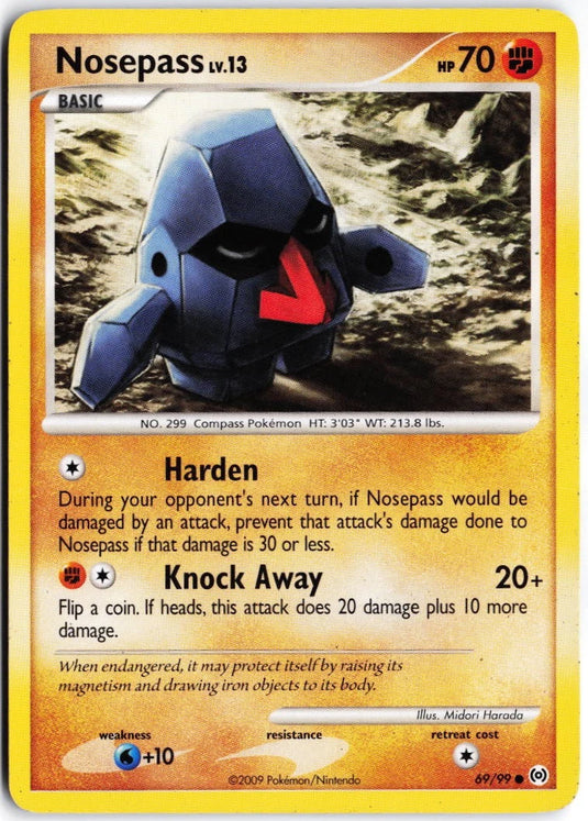 Nosepass #69/99 Arceus 2009 MP