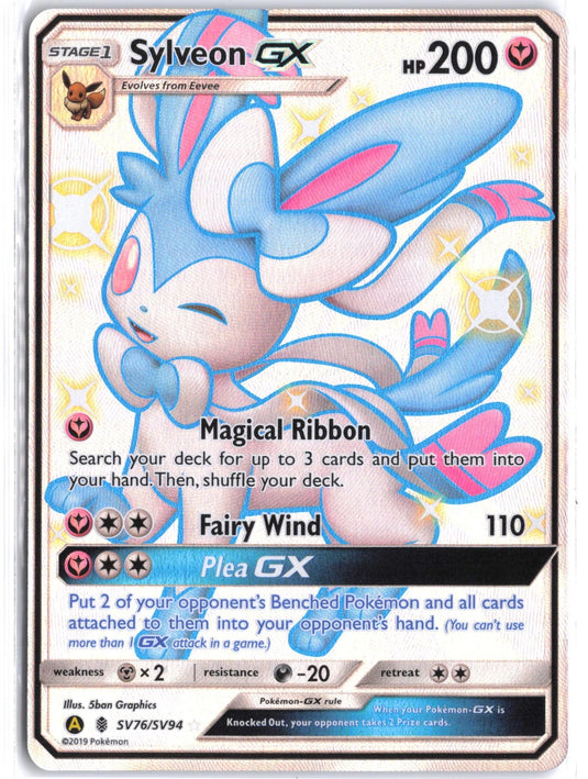 Sylveon GX #SV76/SV94 Shiny Rare Hidden Fates 2019 NM
