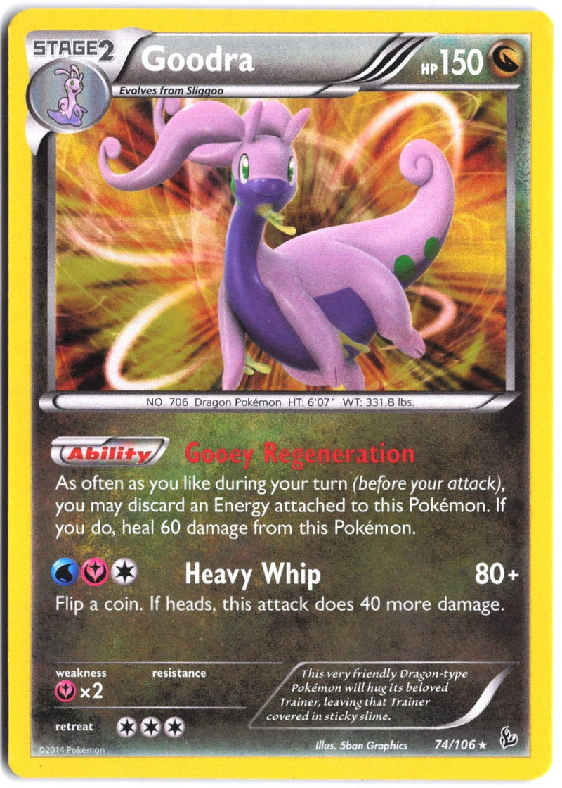 Load image into Gallery viewer, Goodra #74/106 Flashfire 2014 NM
