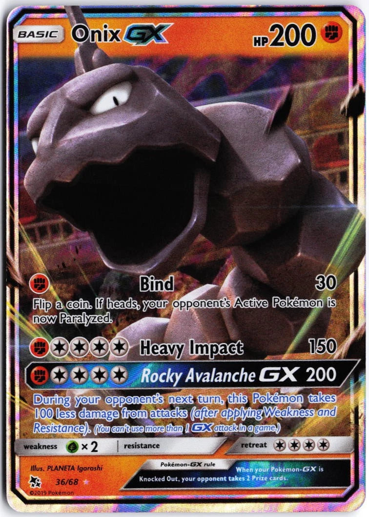 Load image into Gallery viewer, Onix GX #36/68 Hidden Fates 2019 NM
