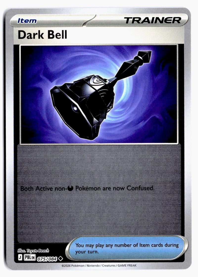 Load image into Gallery viewer, Dark Bell #075/084 Pitch Black NM
