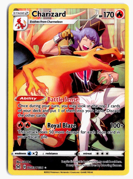 Charizard #TG03/TG30 Lost Origin 2022 NM
