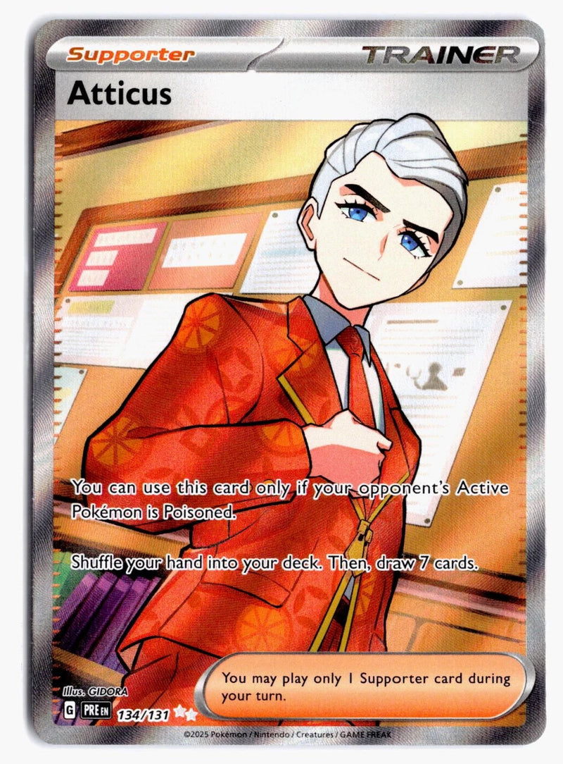 Load image into Gallery viewer, Atticus #134/131 Prismatic Evolutions 2025 NM
