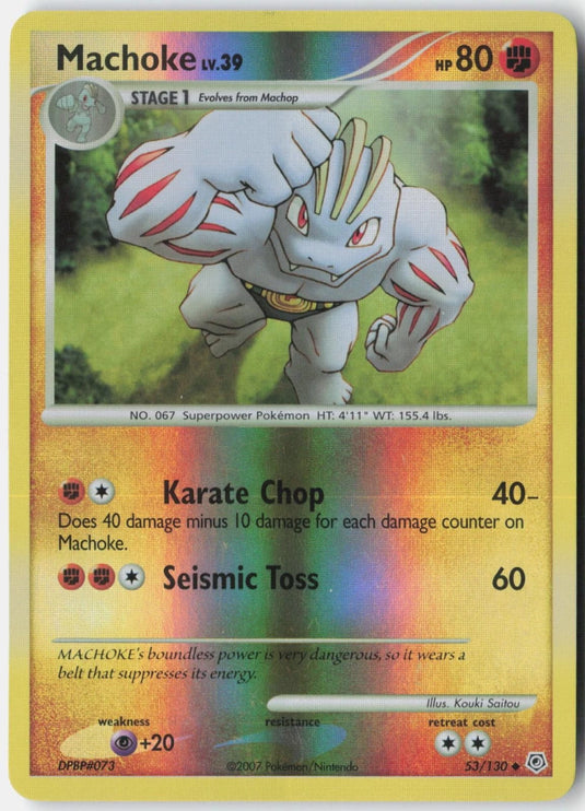 Machoke #53/130 Diamond & Pearl 2007 LP