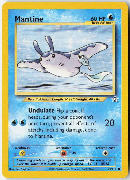 Mantine #64/111 Neo Genesis Unlimited 2000 MP