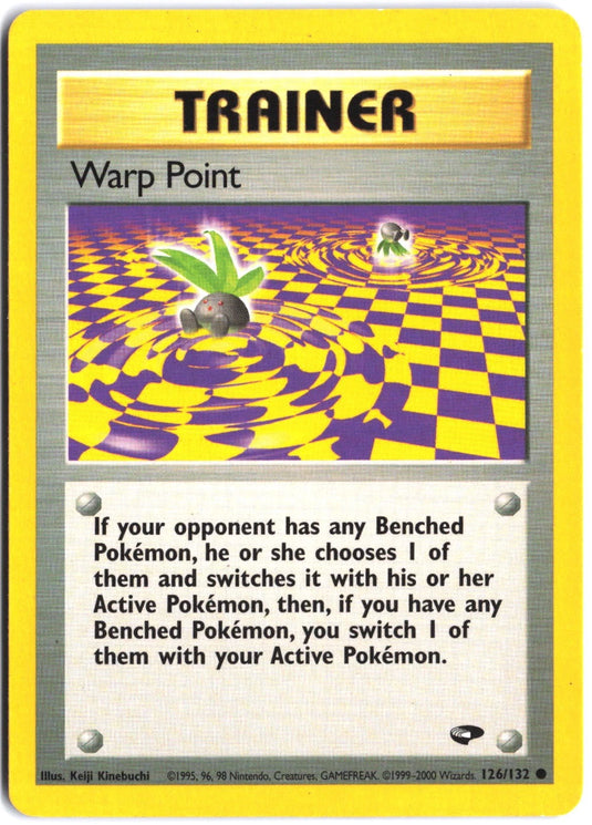 Warp Point #126/132 Gym Challenge 1st Edition 2000 NM