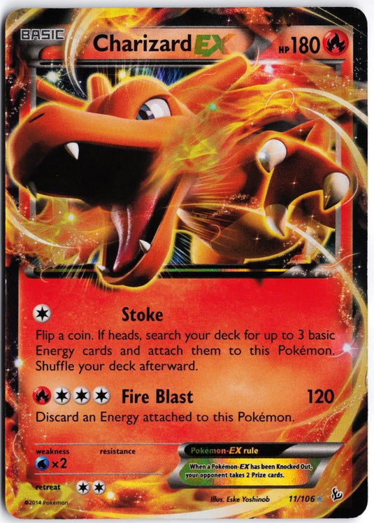 Charizard EX #11/106 Flashfire 2014 NM