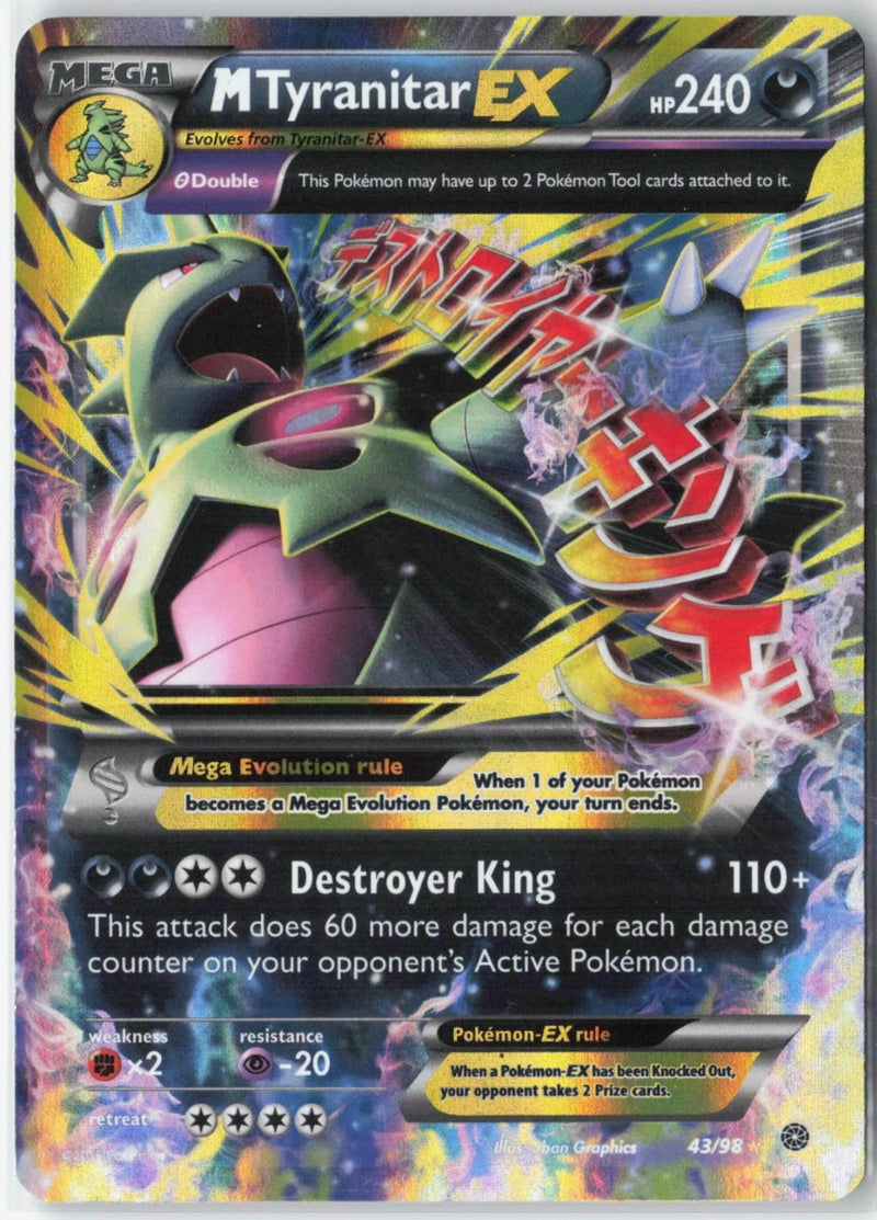 Load image into Gallery viewer, M Tyranitar EX #43/98 Ancient Origins 2015 MP
