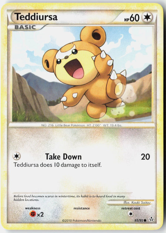 Teddiursa #65/95 Unleashed 2010 MP