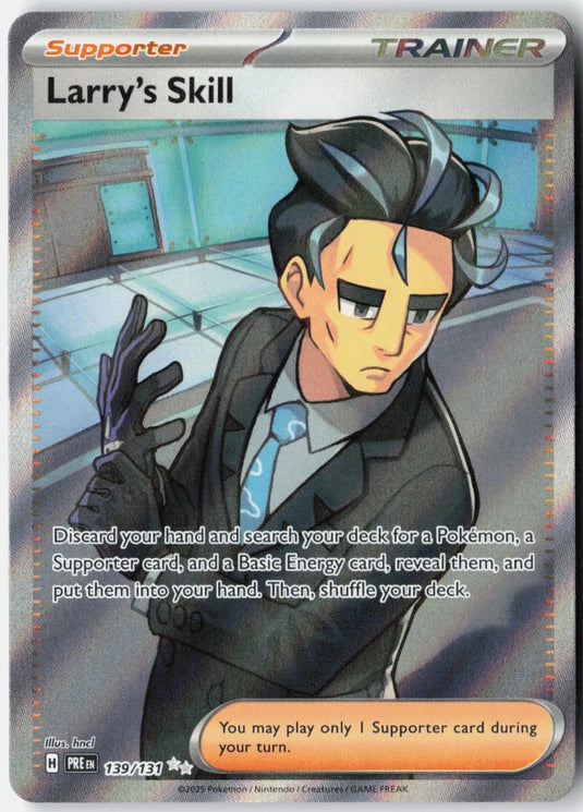 Larry's Skill #139/131 Prismatic Evolutions 2025 NM