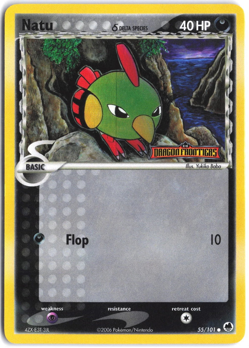 Load image into Gallery viewer, Natu #55/101 EX Dragon Frontiers 2006 NM
