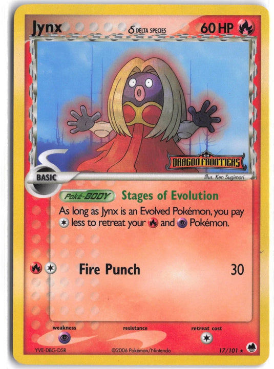 Jynx #17/101 EX Dragon Frontiers 2006 LP