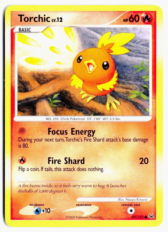 Torchic #99/127 Platinum 2009 MP