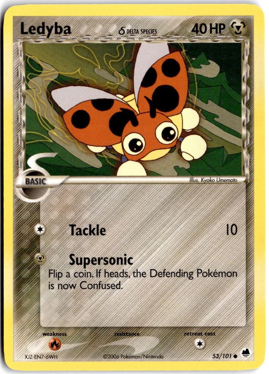 Ledyba #53/101 EX Dragon Frontiers 2006 LP
