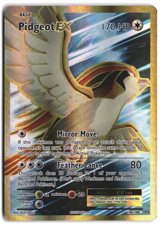 Pidgeot EX #104/108 Evolutions 2016 NM