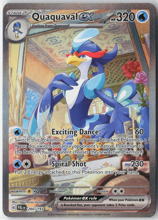 Quaquaval ex #260/193 Special Illustration Rare Paldea Evolved 2023 NM