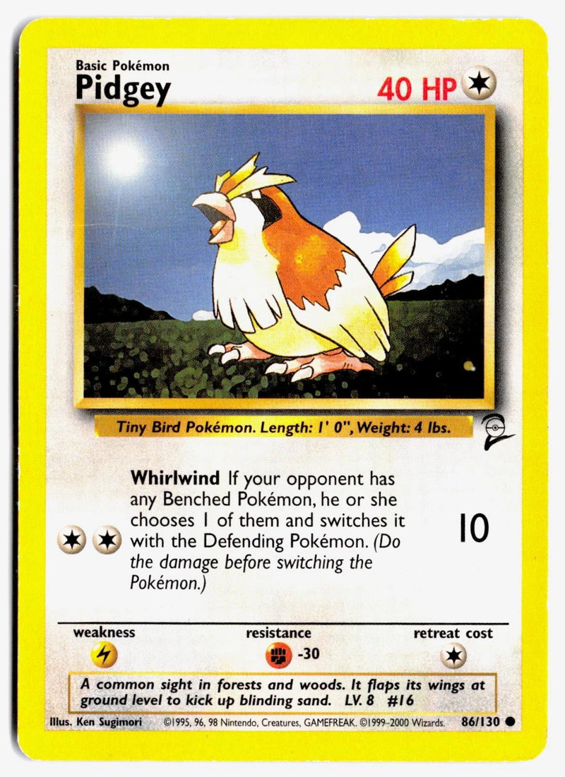 Load image into Gallery viewer, Pidgey #86/130 Base Set 2 2000 MP
