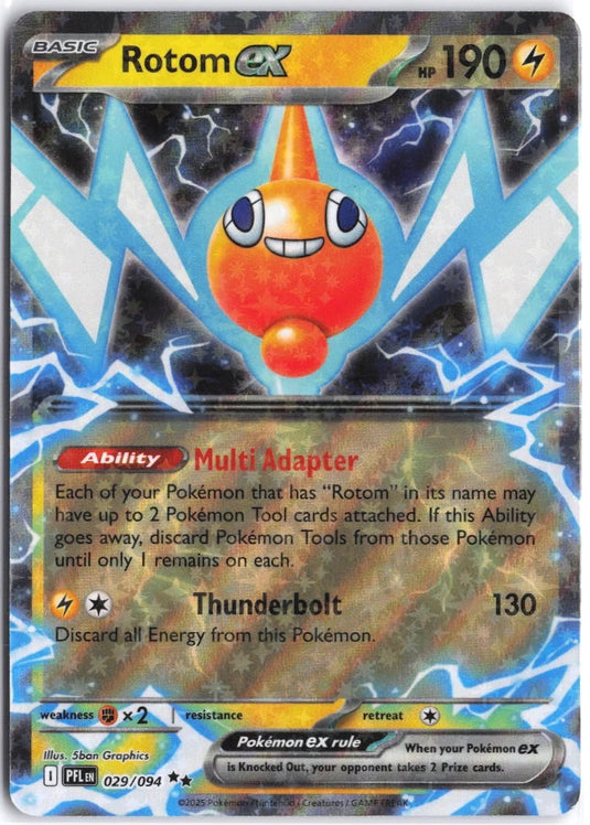 Rotom ex #029/094 Phantasmal Flames 2025 NM