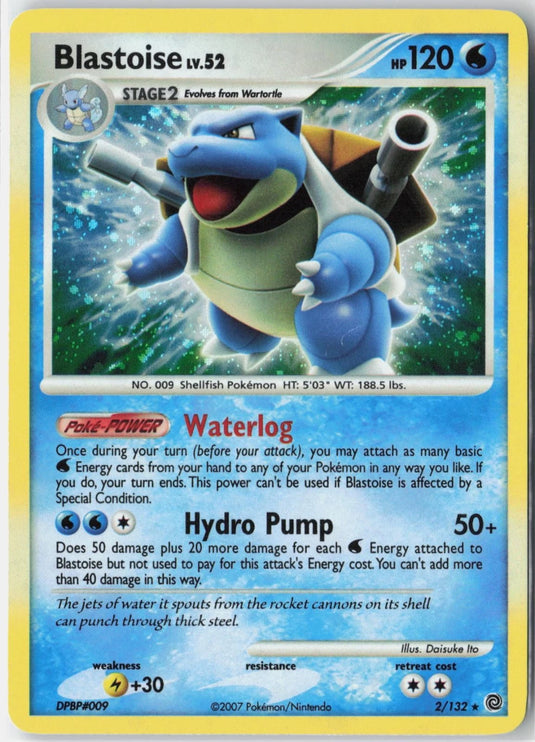 Blastoise #2/132 Secret Wonders 2007 LP