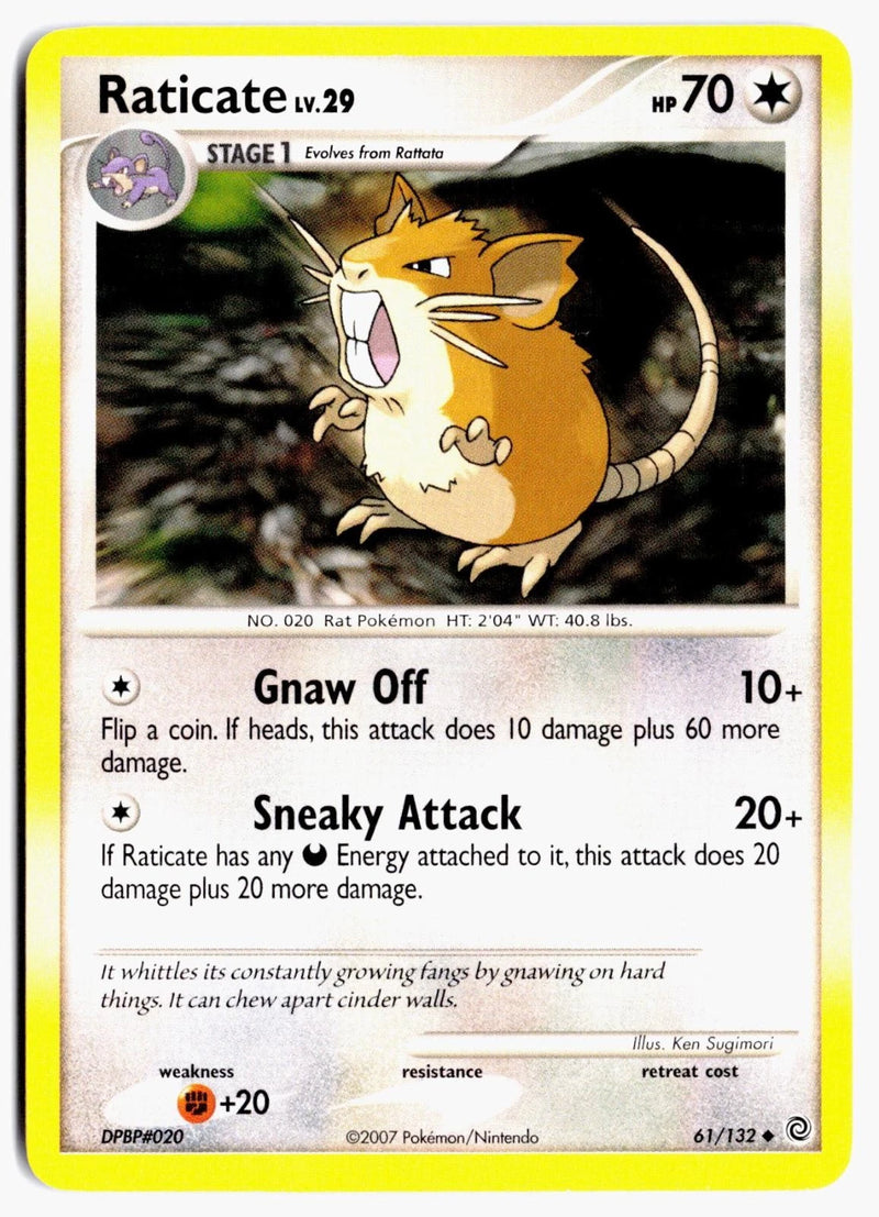Load image into Gallery viewer, Raticate #61/132 Secret Wonders 2007 MP
