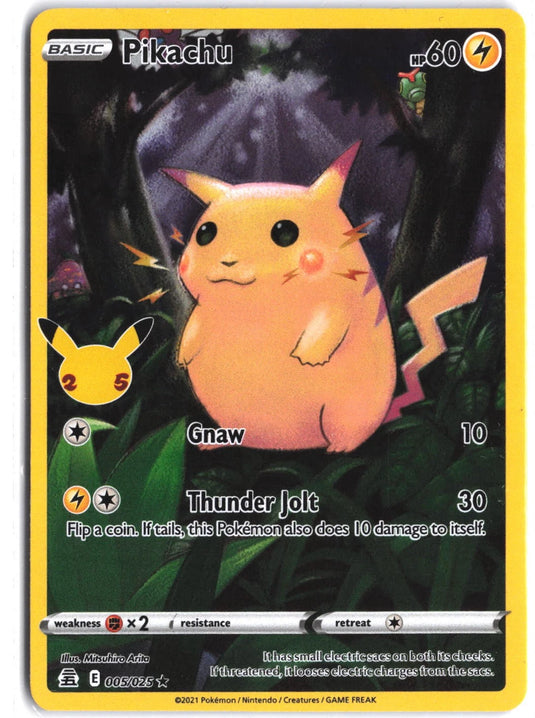 Pikachu #005/025 Celebrations 2021 NM