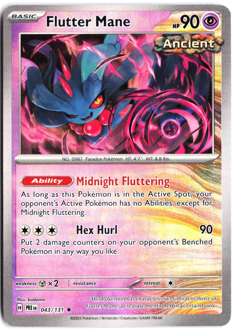 Load image into Gallery viewer, Flutter Mane #043/131 Prismatic Evolutions 2025 LP
