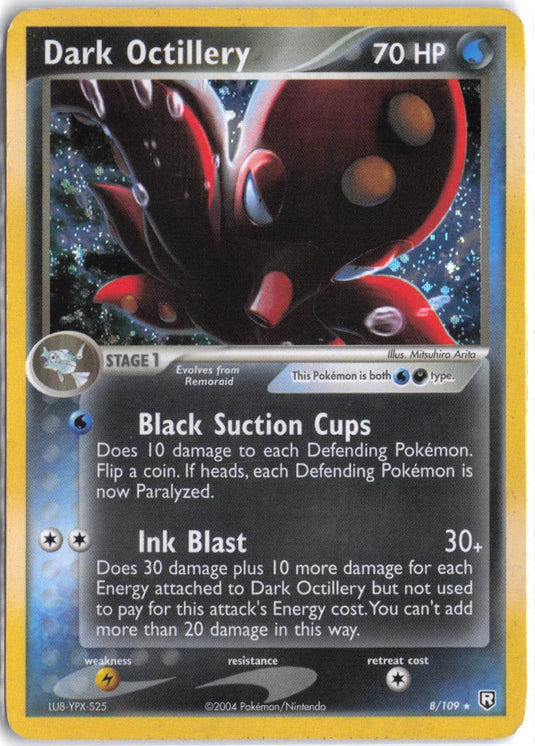 Dark Octillery #8/109 EX Team Rocket Returns 2004 MP