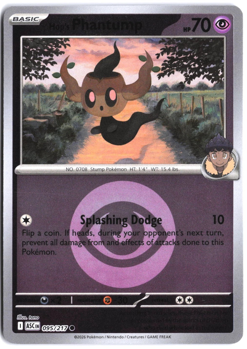 Load image into Gallery viewer, Hop's Phantump #095/217 Ascended Heroes 2026 NM
